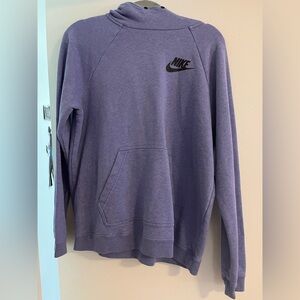 Large purple nike hoodie
